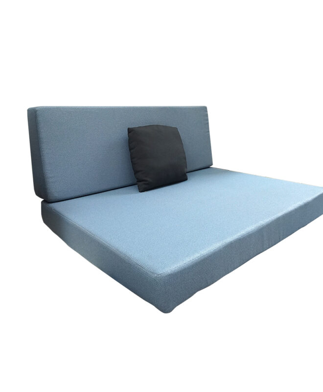 Sofa Lesehan Sandaran Triangle Backrest - Takumi Baby Blue