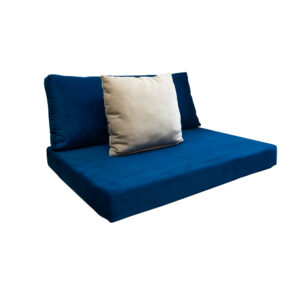 Sofa Lesehan Sandaran Throwpillow - Velvet Blue